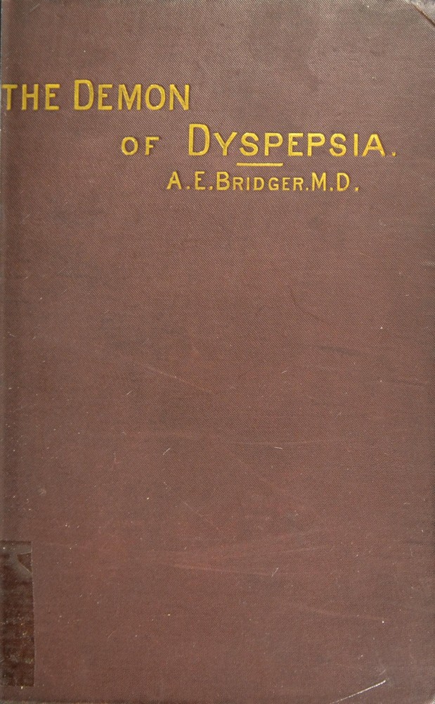 The Demon of Dyspepsia, or Digestion Perfect and Imperfect by Adolphus E. Bridger, M. D.