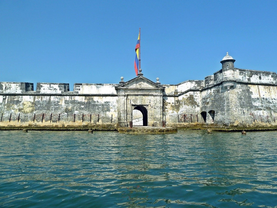  The Fort of San Fernando de Boccachica, Cartagena, Columbia (Wikimedia Commons)